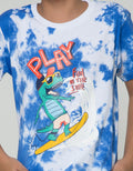 Little M Short Sleeve T-Shirt Short Sleeve T-Shirt Tiedye Dino Play