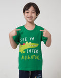 Little M Tractor Chug Kaos Anak Laki-laki