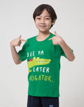 Little M Tractor Chug Kaos Anak Laki-laki