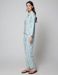 Nevada Long Sleeve Pajama Pants Stripe