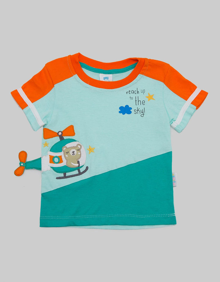 Pipiniko Short Sleeve T-Shirt Top Plane
