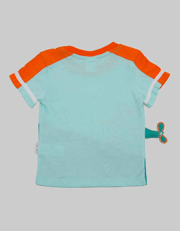 Pipiniko Short Sleeve T-Shirt Top Plane