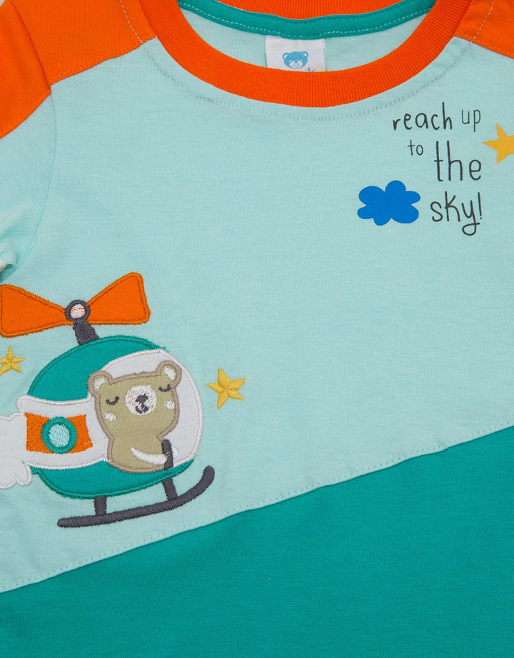 Pipiniko Short Sleeve T-Shirt Top Plane