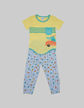 Pipiniko Top - Bottom Set New Born Romper + Pants