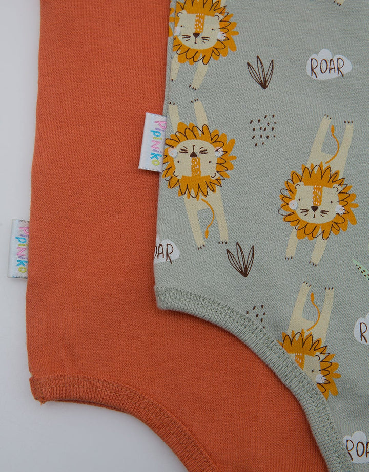 Pipiniko Romper Lion Multipack Overall Anak Bayi