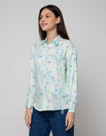 Nevada Long Sleeve Shirt Print Rayon Brush