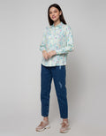 Nevada Long Sleeve Shirt Print Rayon Brush