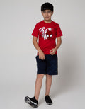 Marvel Spiderman Face Splash Short Sleeve T-Shirt