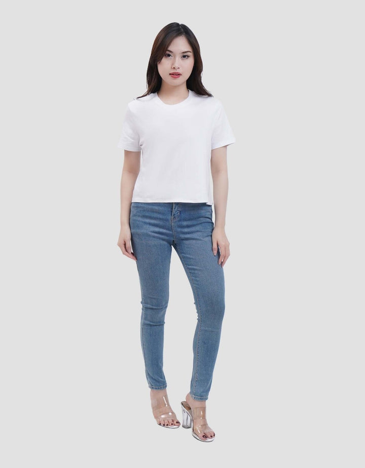 Mxm Connexion Kaos Crop Wanita