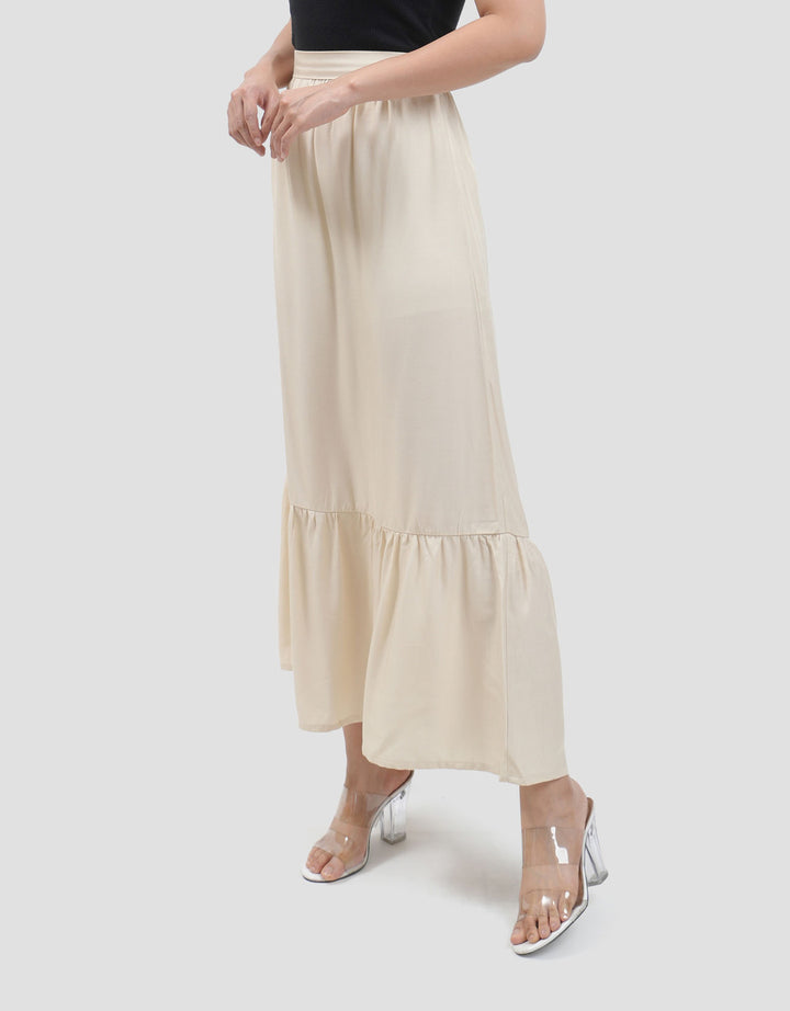 Connexion Ruffle Matching Set Rok Maxi Wanita