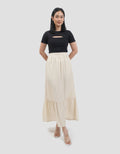 Connexion Ruffle Matching Set Rok Maxi Wanita