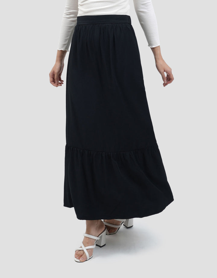 Connexion Ruffle Matching Set Rok Maxi Wanita