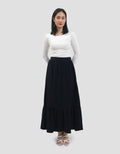 Connexion Ruffle Matching Set Rok Maxi Wanita