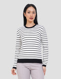 CONNEXION RAJUT STRIPE KAOS WANITA