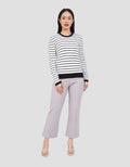 CONNEXION RAJUT STRIPE KAOS WANITA