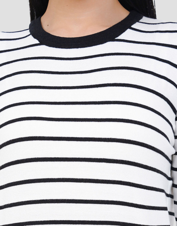 CONNEXION RAJUT STRIPE KAOS WANITA