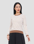 CONNEXION RAJUT STRIPE KAOS WANITA