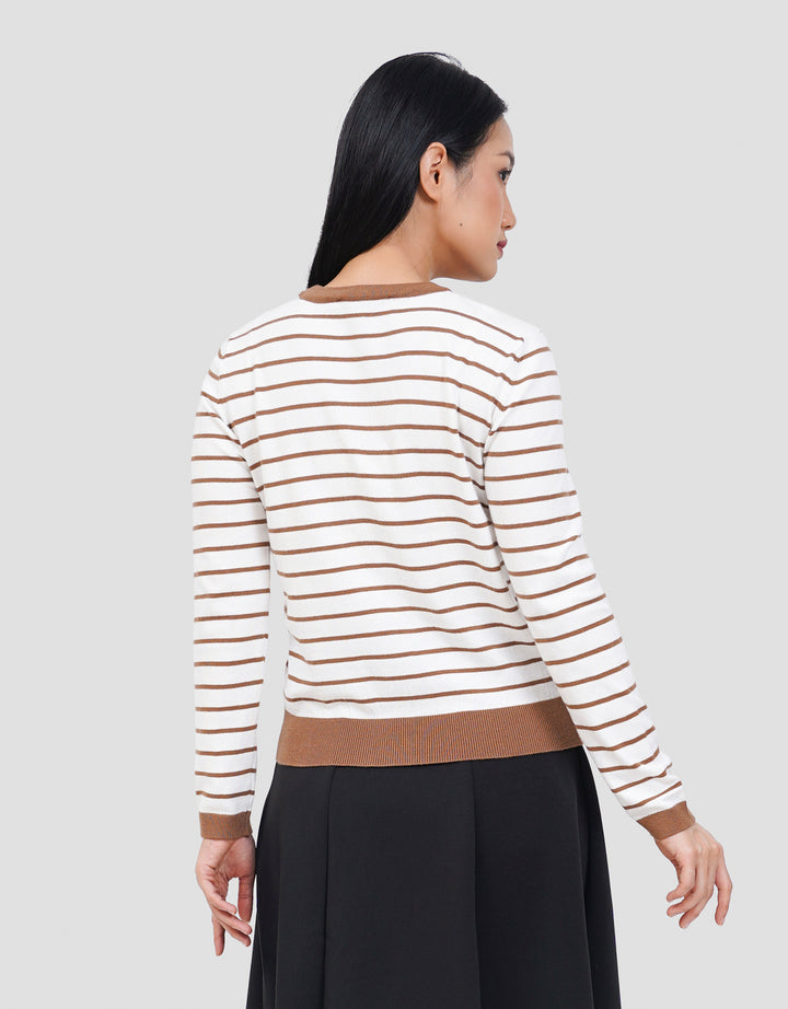 CONNEXION RAJUT STRIPE KAOS WANITA
