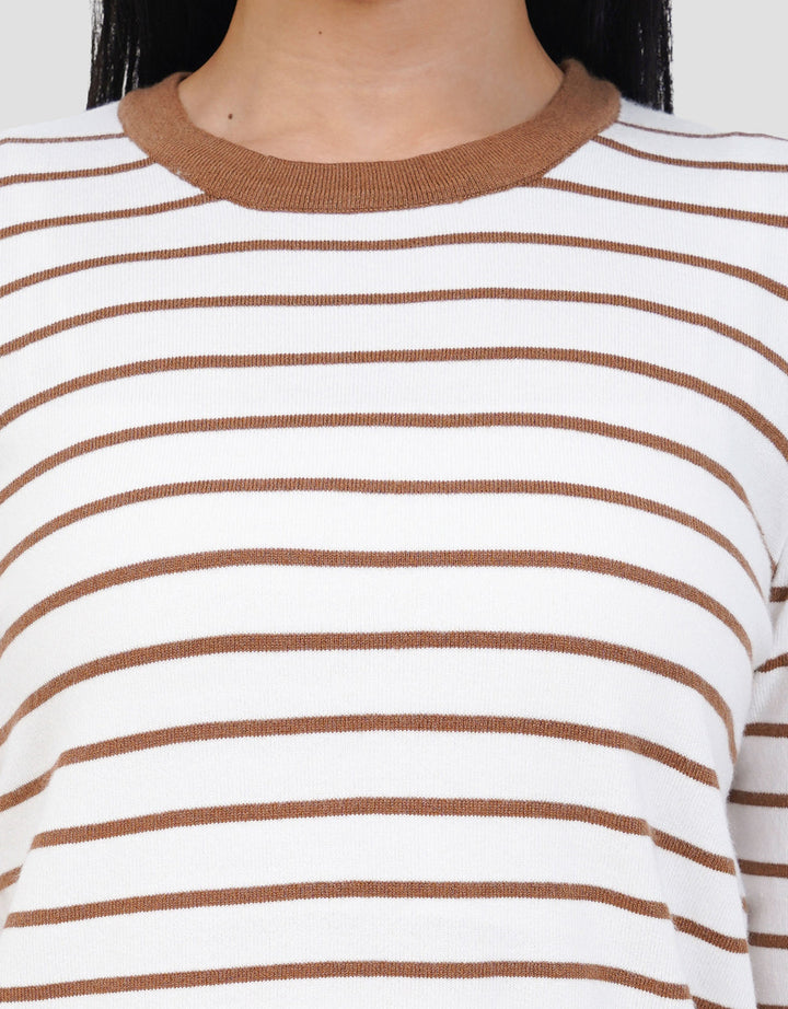 CONNEXION RAJUT STRIPE KAOS WANITA