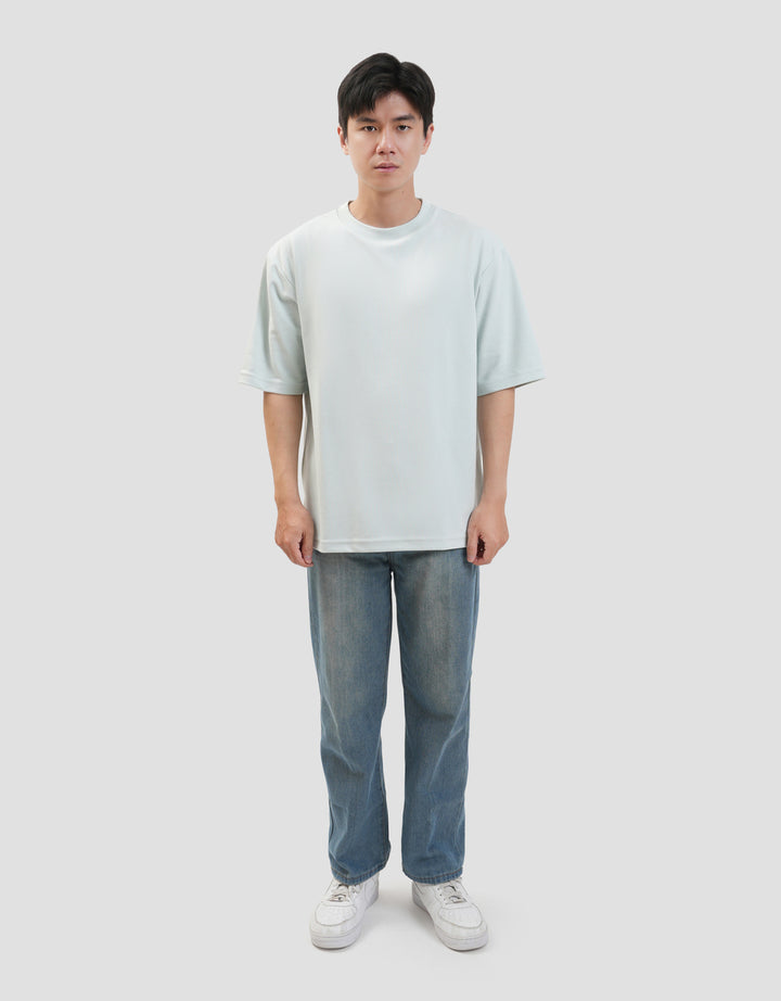 SUKO QUICK DRY KERAH BULAT LENGAN PENDEK KAOS OVERSIZE PRIA