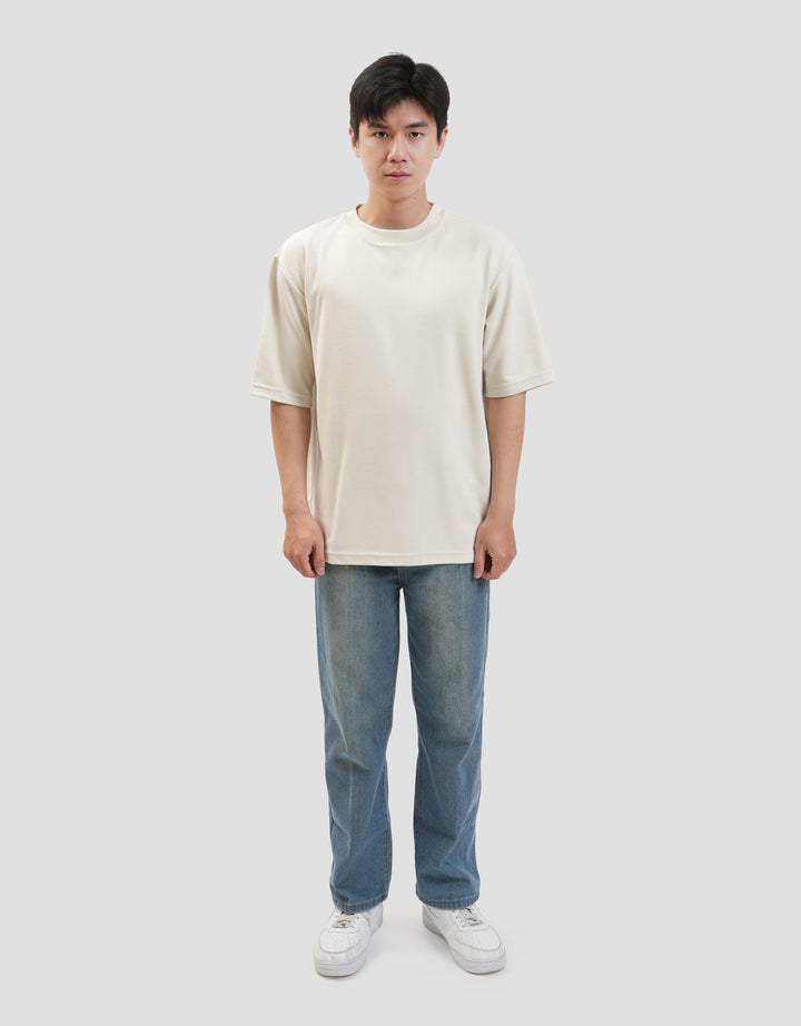 SUKO QUICK DRY KERAH BULAT LENGAN PENDEK KAOS OVERSIZE PRIA
