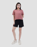 Mxm Connexion Kaos Crop Wanita