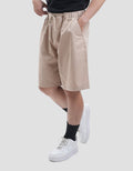 Nevada Basic Bermuda Linen Texture Celana Pendek Pria