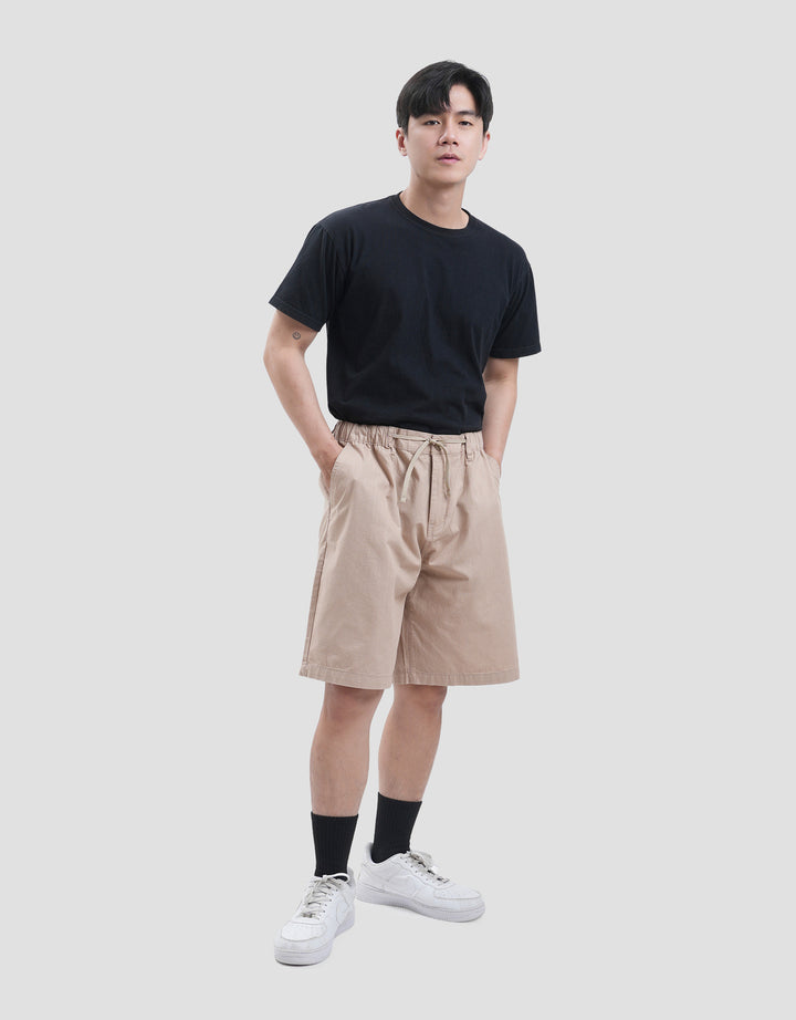 Nevada Basic Bermuda Linen Texture Celana Pendek Pria