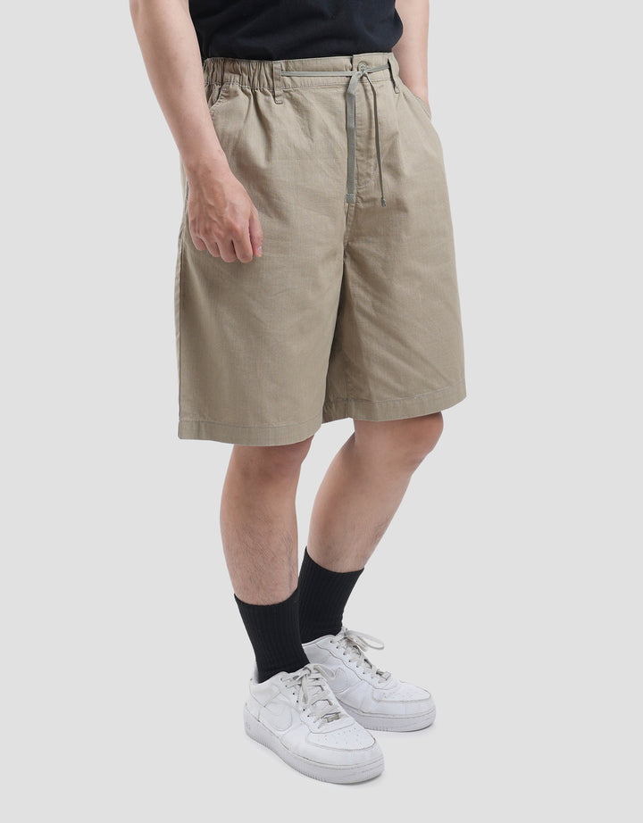 Nevada Basic Bermuda Linen Texture Celana Pendek Pria