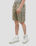 Nevada Multiple Pocket Twill Hd Celana Pendek Cargo Pria