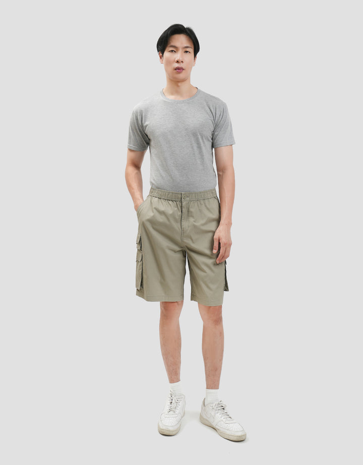 Nevada Multiple Pocket Twill Hd Celana Pendek Cargo Pria