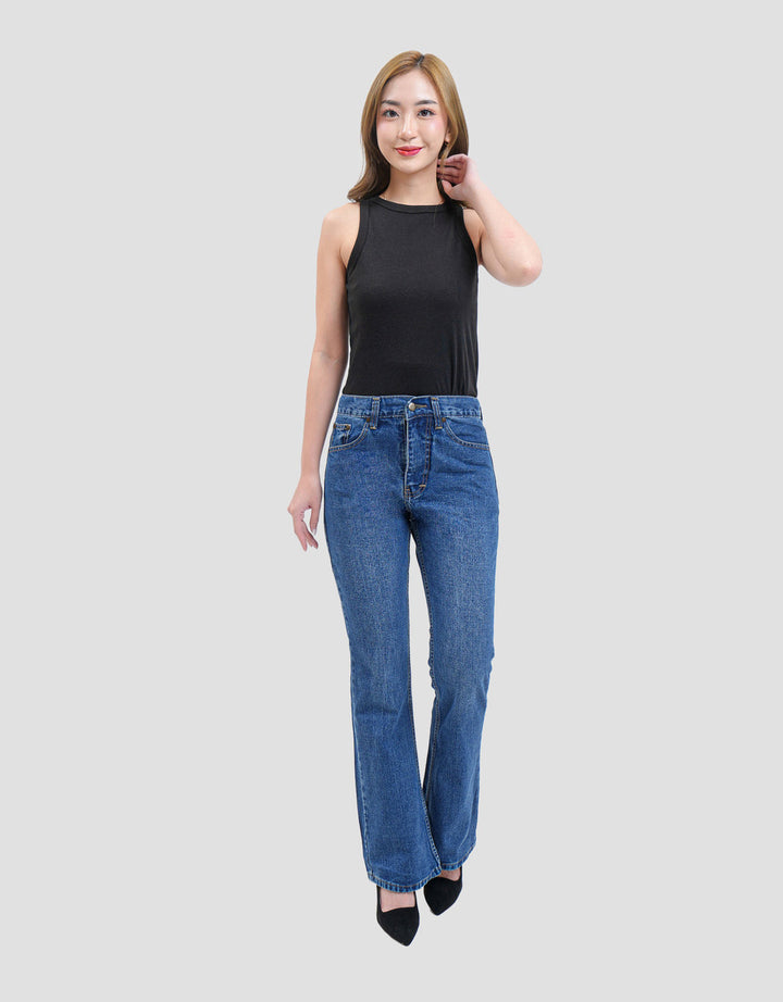 MxM Celana Denim Cutbray Strech Wanita