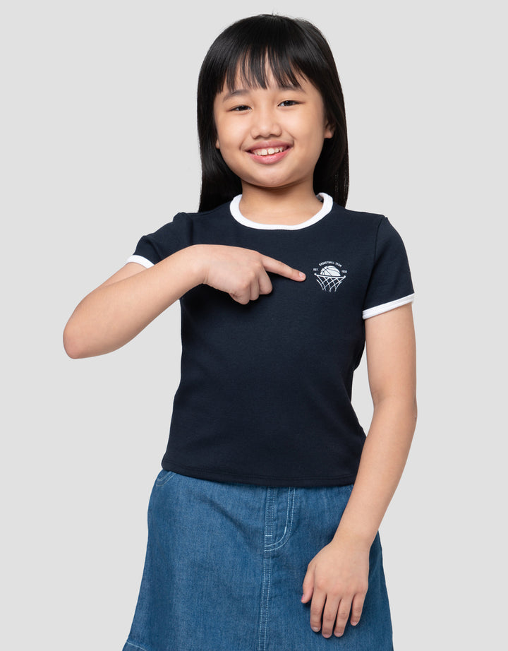 Suko Mini Rib Kaos Anak Perempuan