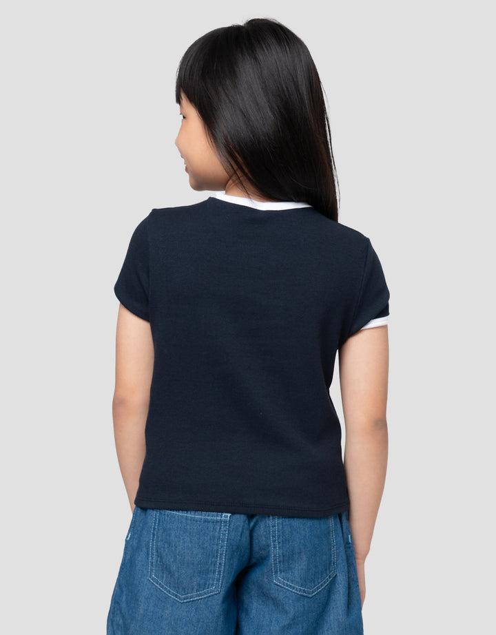 Suko Mini Rib Kaos Anak Perempuan