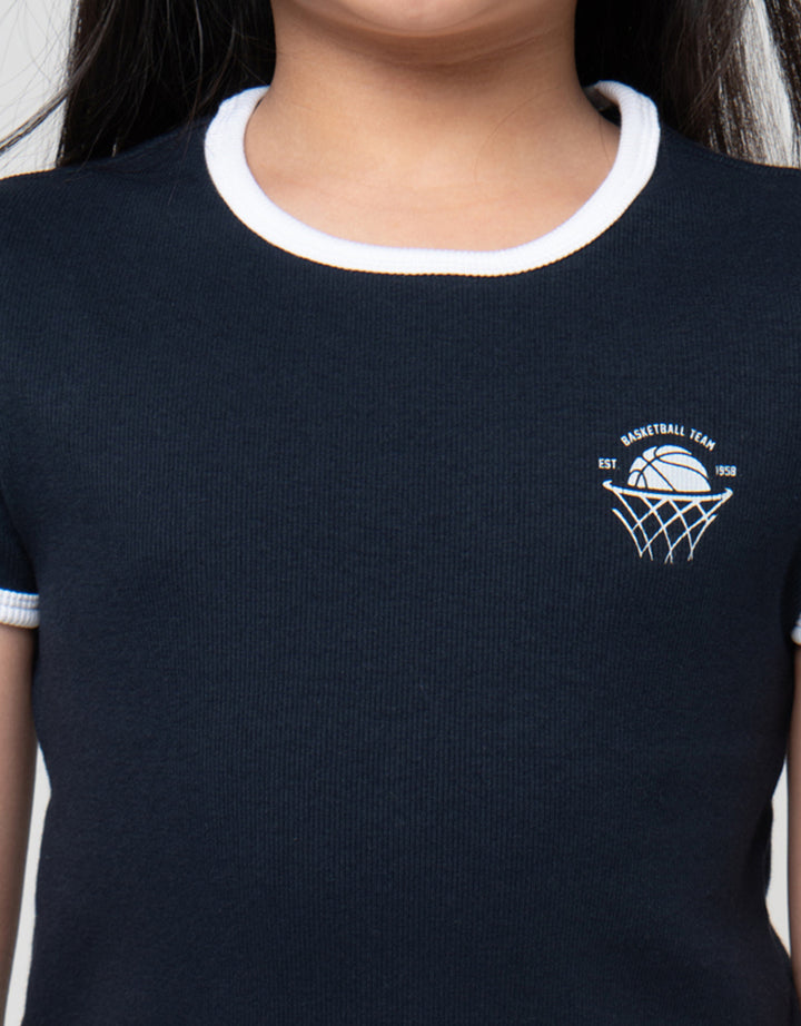 Suko Mini Rib Kaos Anak Perempuan
