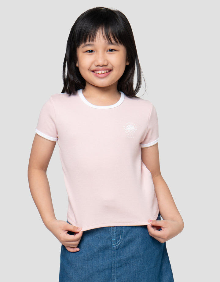 Suko Mini Rib Kaos Anak Perempuan