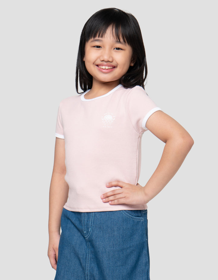 Suko Mini Rib Kaos Anak Perempuan
