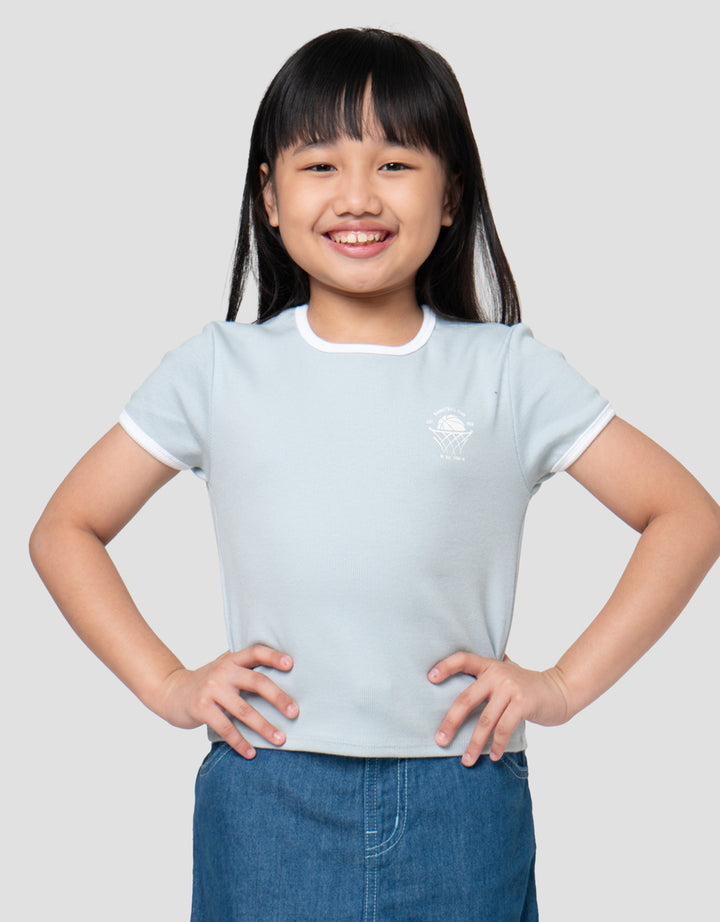 Suko Mini Rib Kaos Anak Perempuan