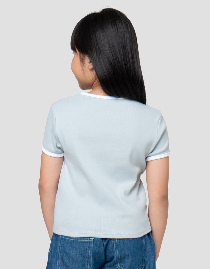 Suko Mini Rib Kaos Anak Perempuan