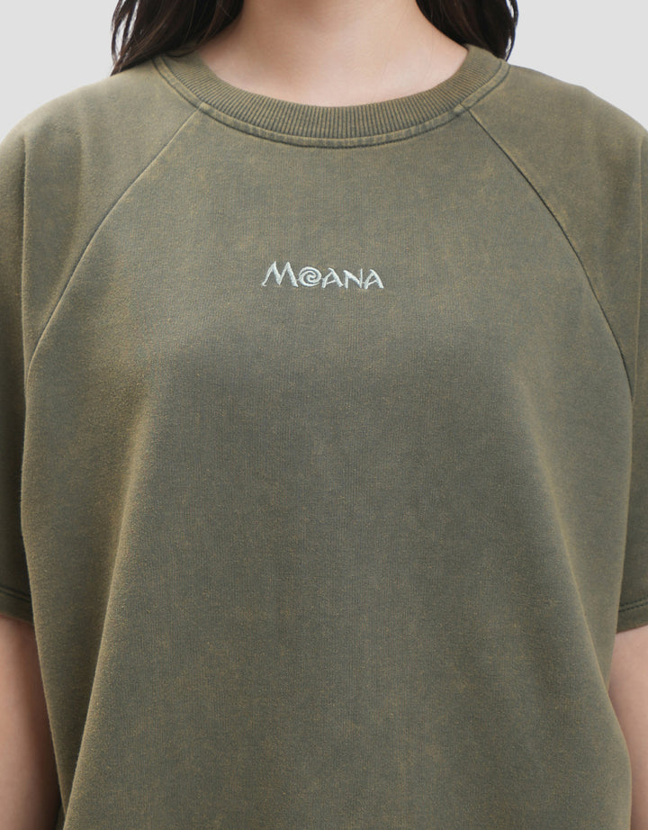 Disney Print Moana Sweatshirt Wanita