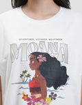 Disney Reg Print Moana Kaos Wanita