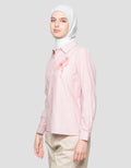 Annisa With Flower Embroidery Kemeja Wanita