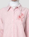 Annisa With Flower Embroidery Kemeja Wanita