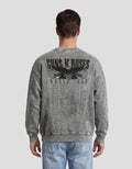 Nevada Universal Music Boxy Fit Guns & Roses Washing Sweater Pria