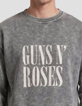Nevada Universal Music Boxy Fit Guns & Roses Washing Sweater Pria