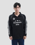 Nevada Half Zipper Looney Tunes Game Day Sweater Pria