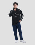 Nevada Half Zipper Looney Tunes Game Day Sweater Pria