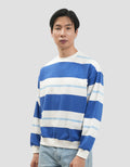 Nevada Boxy Fit Yarn Dyed Variation Stripes Sweater Pria