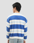 Nevada Boxy Fit Yarn Dyed Variation Stripes Sweater Pria