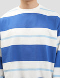 Nevada Boxy Fit Yarn Dyed Variation Stripes Sweater Pria